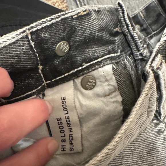 Zumiez Black Distressed Women's Straight Leg Jeans - Picture 4 of 7